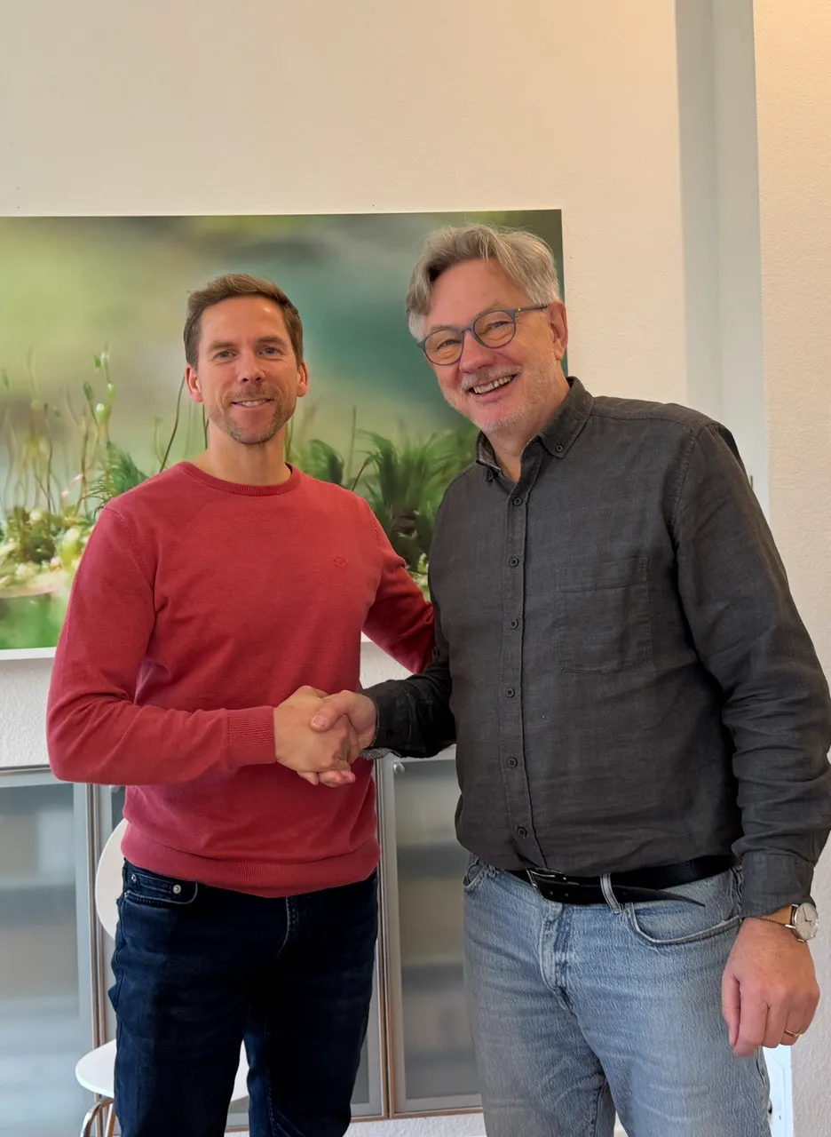 Stabübergabe – Dominik Meyer und Peter Schäfer